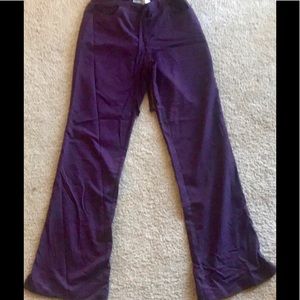 Greys Anatomy Scrub pants. Eggplant Size XXS TALL